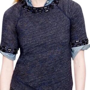 JCrew embellished top